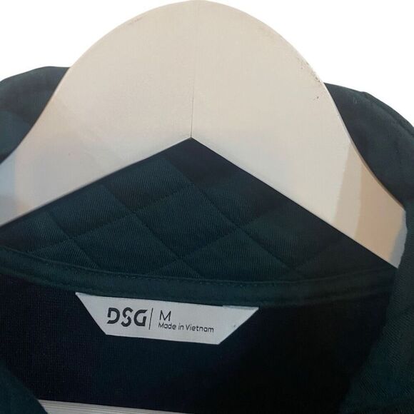 DSG quilted green 3/4 zip medium pockets jacket - Picture 3 of 5
